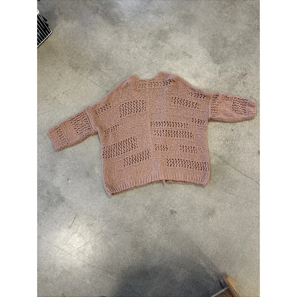 Free People Cardigan Women Pink Size XS/S(TP/P)Saturday Morning Cozy Casual Boho